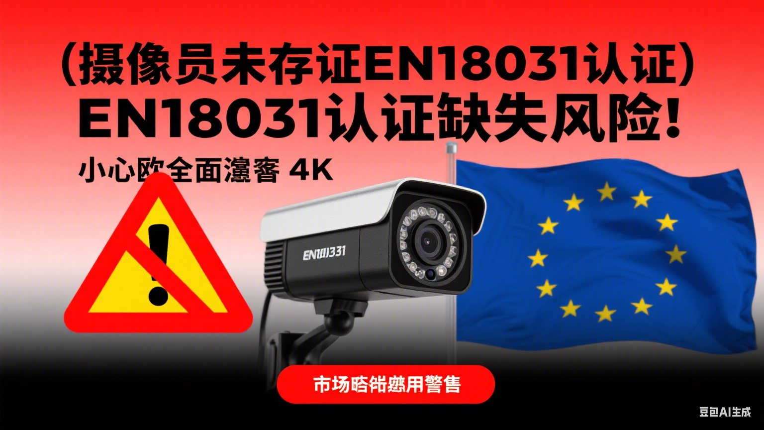 摄像头未办EN18031认证？小心欧盟全面禁售！